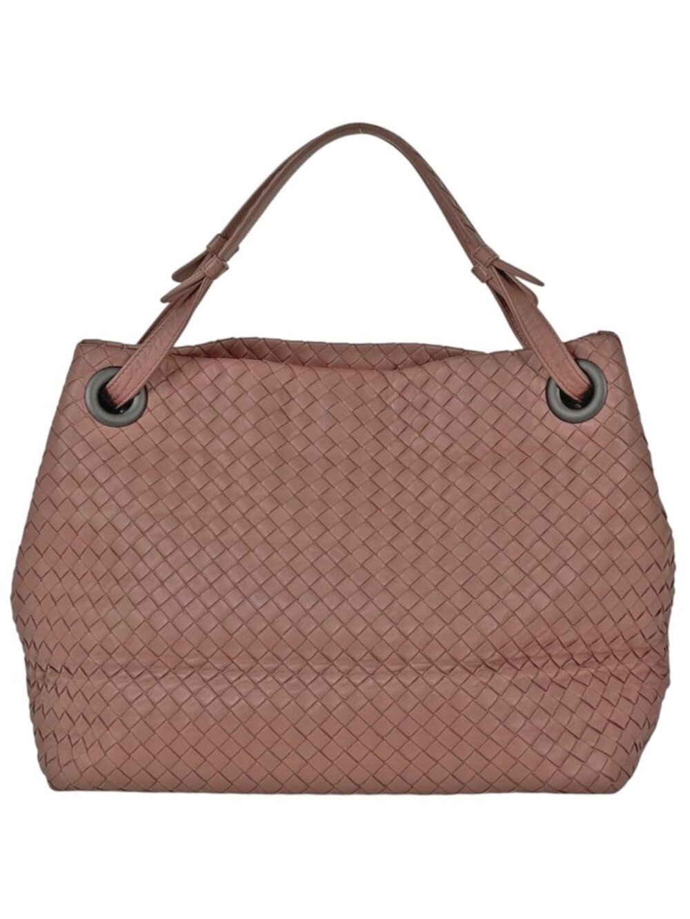 Bottega Veneta Tote Bag Intrecciato Garda Leather Pink